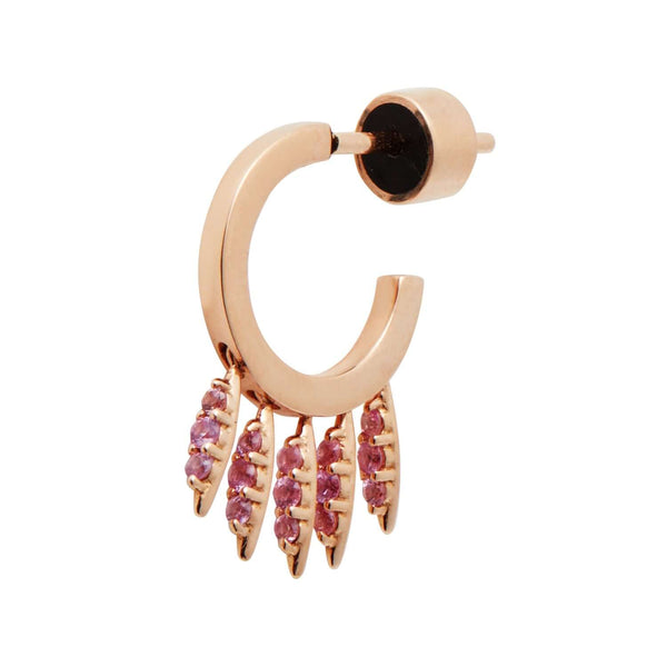 Ileana Makri Grass Fringe Mini Hoops P-PS