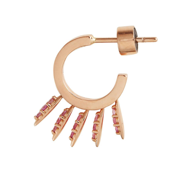 Ileana Makri Grass Fringe Mini Hoops P-PS
