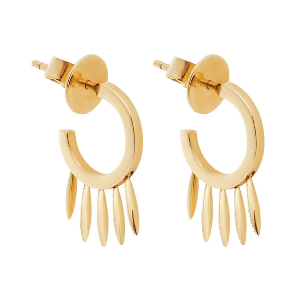 ileana makri Grass Fringe Mini Hoops Υ