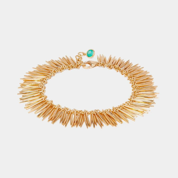 Ileana Makri Grass Leaves Bracelet Y-EM