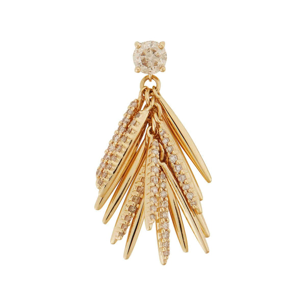 Ileana Makri Grass Mini Bunch Drop Earrings