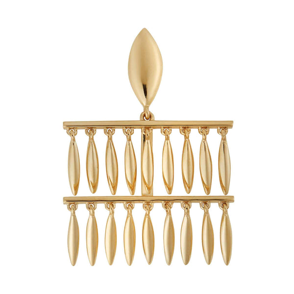 Ileana Makri Grass Mini Raining Drops Earrings Y