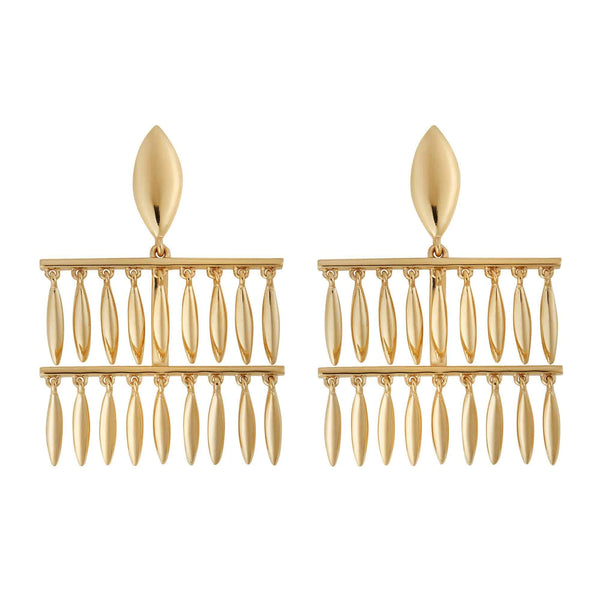 ileana makri Grass Mini Raining Drops Earrings Y