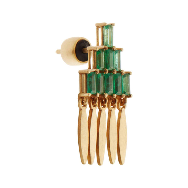 Ileana Makri Grass Mini Spike Earrings Y-EM
