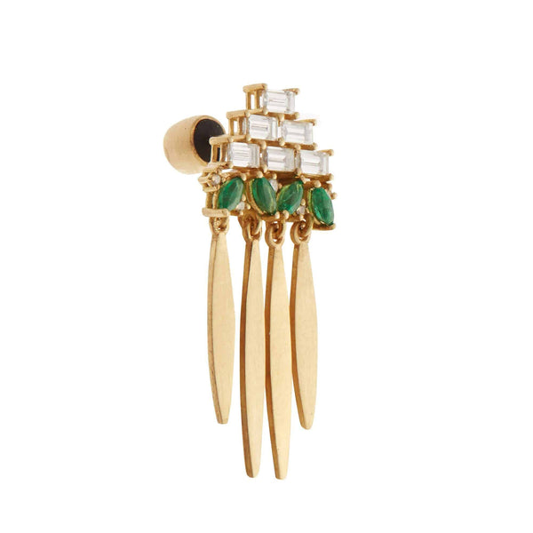Ileana Makri Grass Spike Earrings Y-D-EM