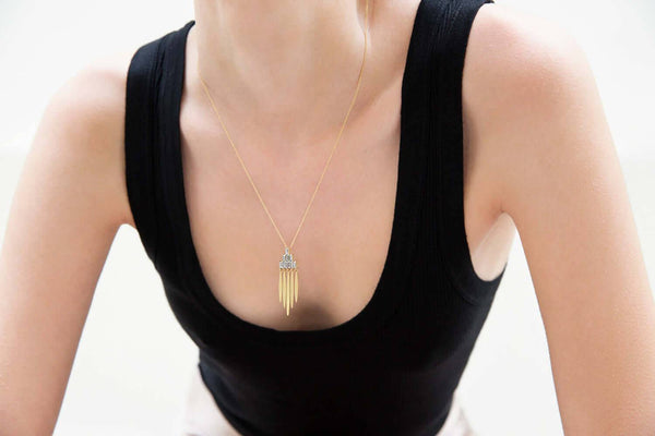 Ileana Makri Grass Spike Pendant Y-D