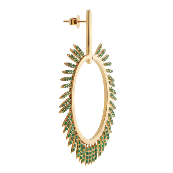 Ileana Makri Grass Sunny Earrings Y-EM