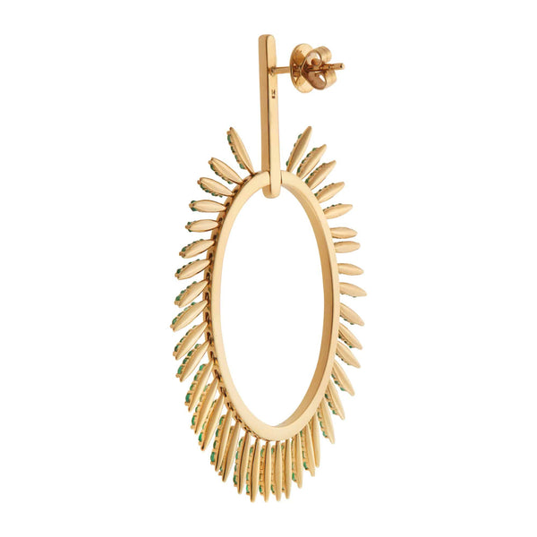 Ileana Makri Grass Sunny Earrings Y-EM