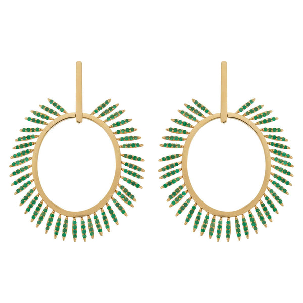 ileana makri Grass Sunny Earrings Y-EM