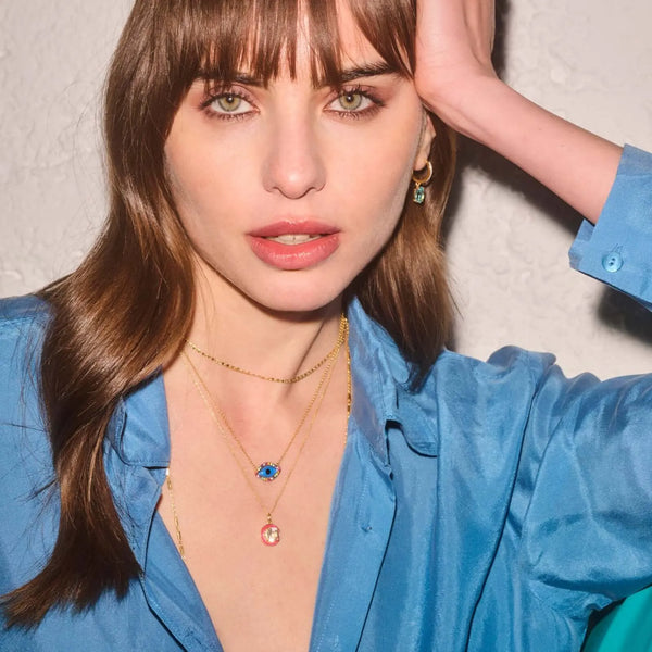 Ileana Makri Green Amethyst Enamel