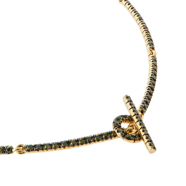Ileana Makri Green Diamond Riviera Necklace