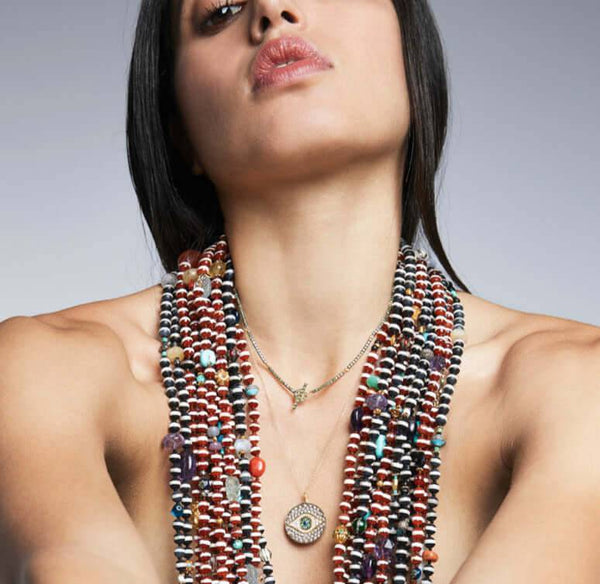 Ileana Makri Green Diamond Riviera Necklace