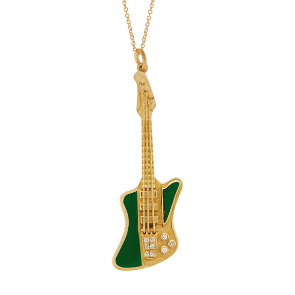ileana makri Green Electric Guitar