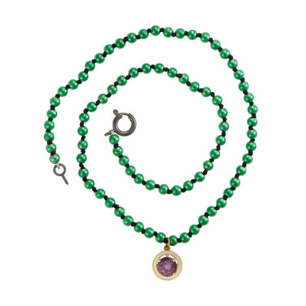 ileana makri Green Hematite Amethyst