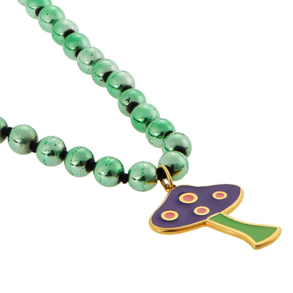 Ileana Makri Green Hematite Mushroom