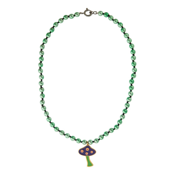 ileana makri Green Hematite Mushroom