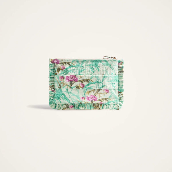 Ileana Makri Hand Pochette Heath Mint