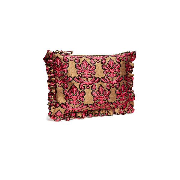 Ileana Makri Hand Pochette Herald Fuchsia