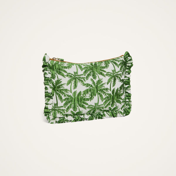 Ileana Makri Hand Pochette Tropicana White
