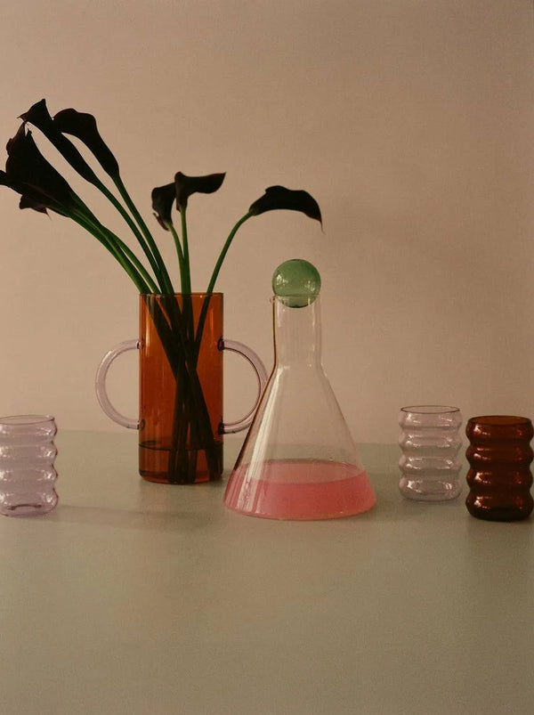 Ileana Makri Handle Vase | Amber & Lilac
