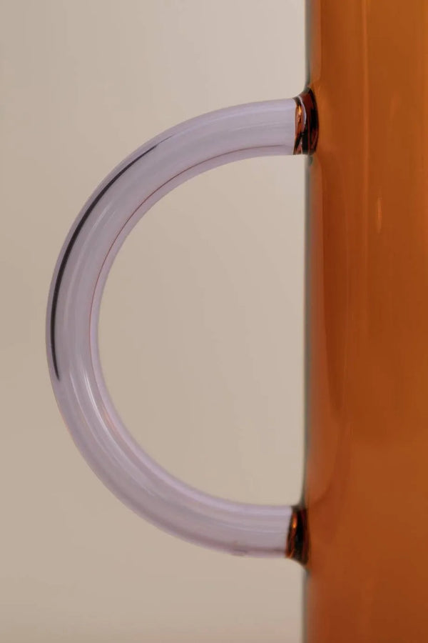 Ileana Makri Handle Vase | Amber & Lilac