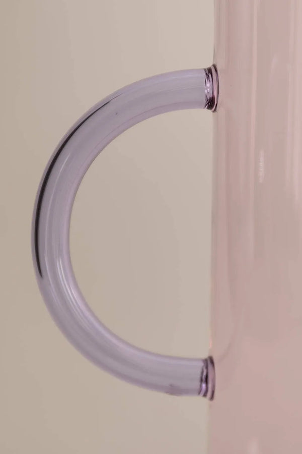 Ileana Makri Handle Vase | Pink & Lilac