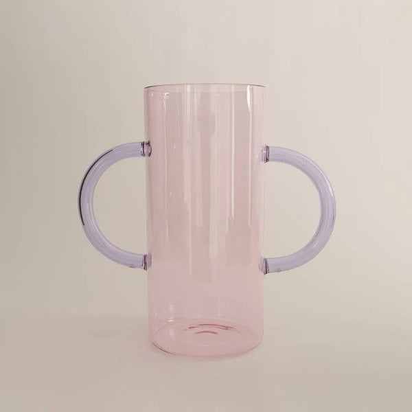 ileana makri Handle Vase | Pink & Lilac