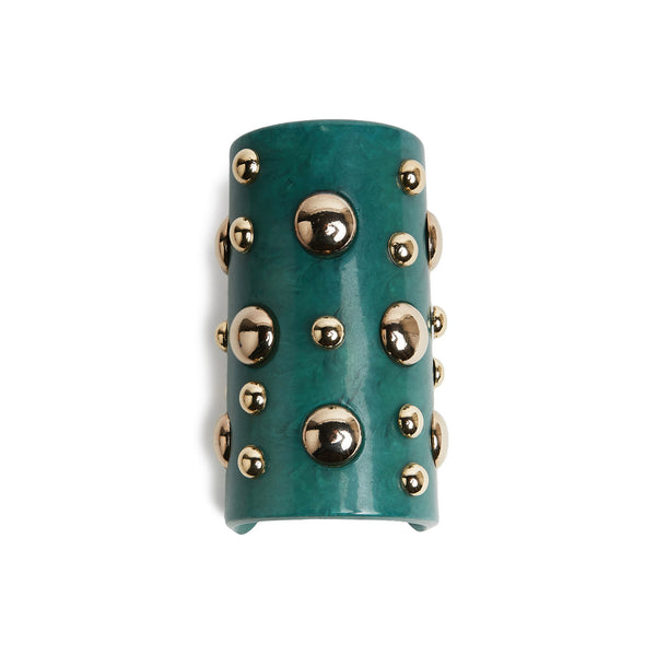Ileana Makri Hathor Bangle Dark Green