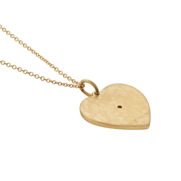 Ileana Makri Heart With Diamond Star Pendant