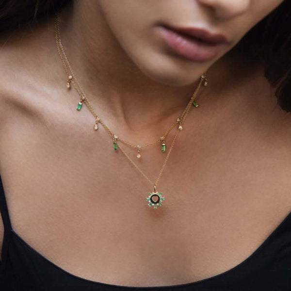 Ileana Makri Heartburst Emerald Pendant
