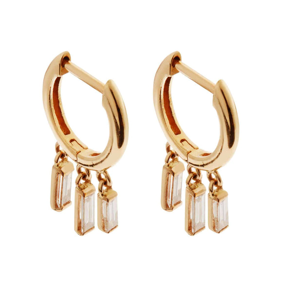 ileana makri Hug Baguette Hoops Y-D