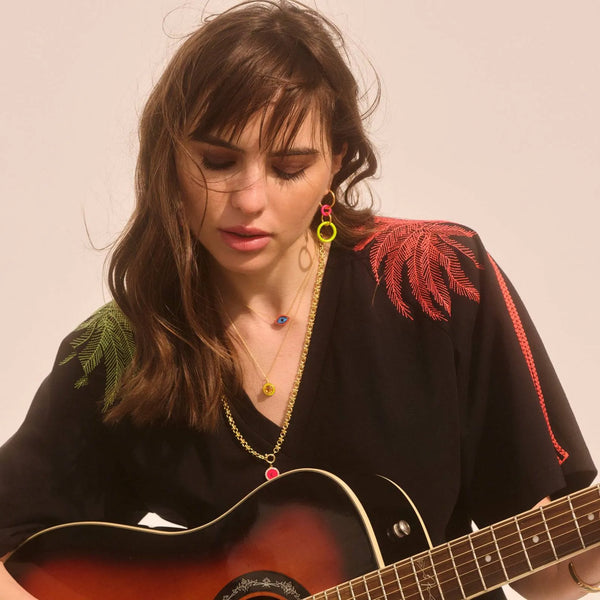 Ileana Makri Hula Hoop Pink Yellow