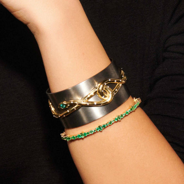 Ileana Makri Infinity Snakes Cuff