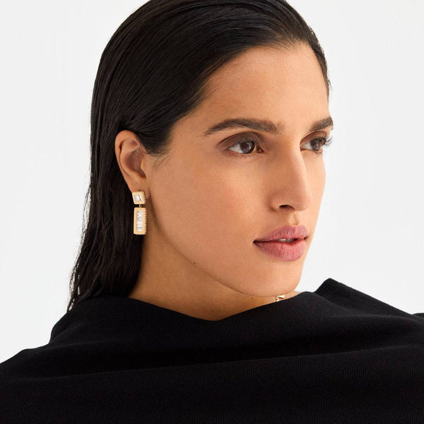 Ileana Makri Inverted Oblong Tile Earrings Y-D