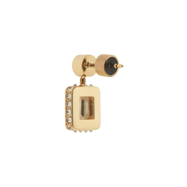 Ileana Makri Inverted Small Tile Earrings Y-D