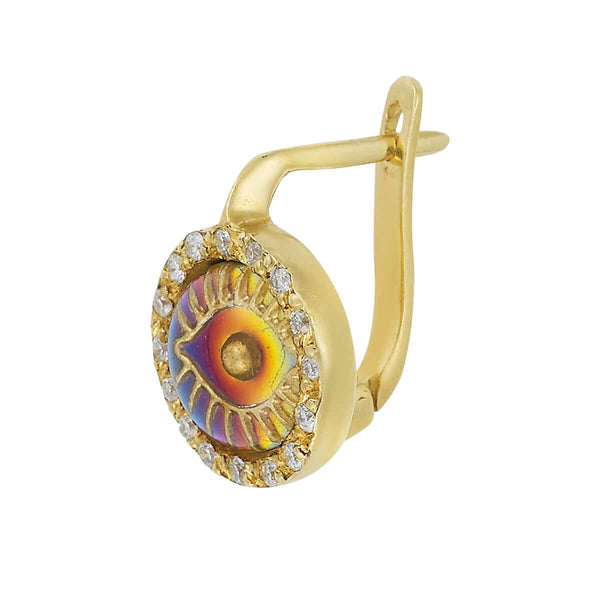 Ileana Makri Iredescent Eye Earings - D