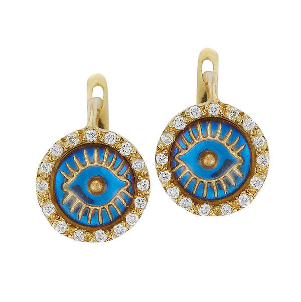 ileana makri Iredescent Eye Earings - D