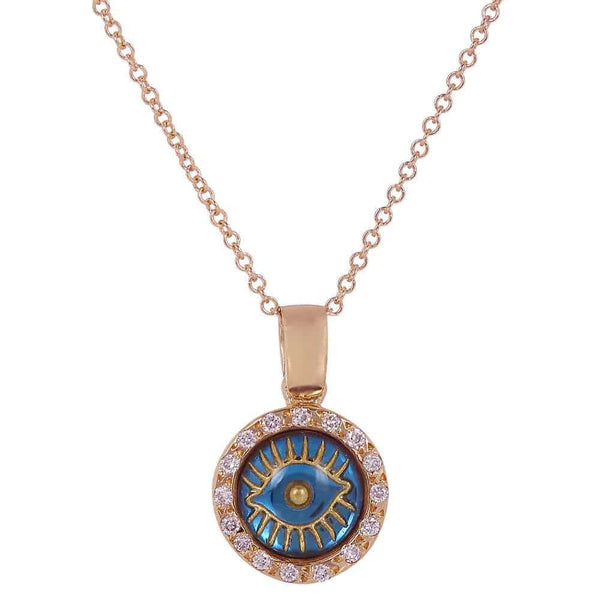 ileana makri Iridescent Evil Eye Pendant P-D