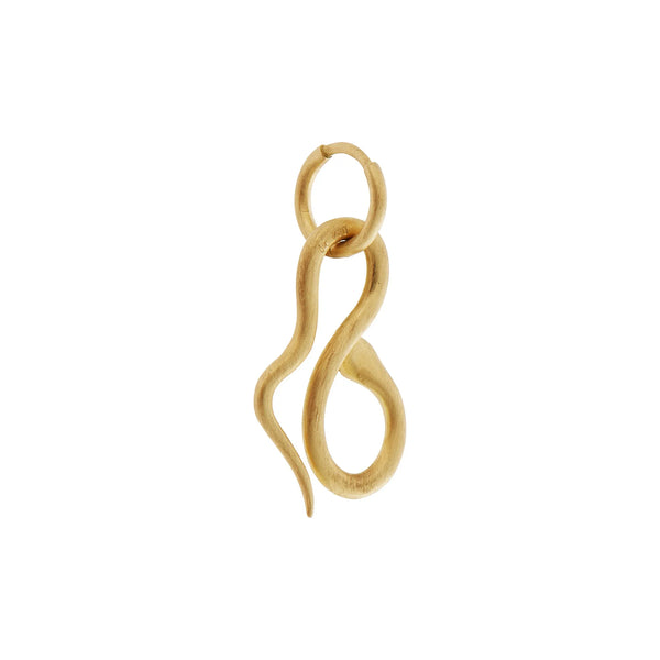 Ileana Makri Jungle Snake Hoop Earrings