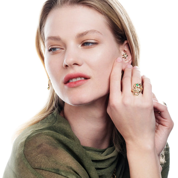Ileana Makri Jungle Snake Ring