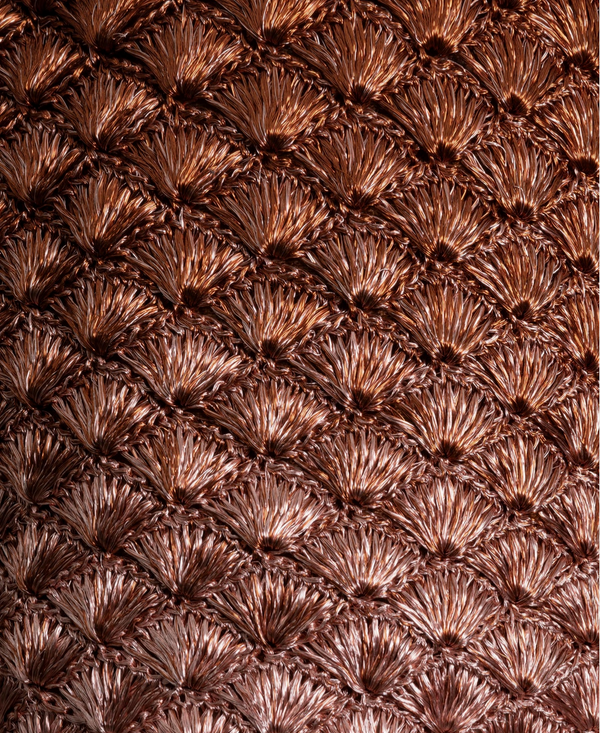 Ileana Makri Kaia Clutch Rose Gold & Copper