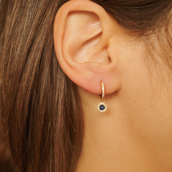 Ileana Makri Kyanite Sun Midi Hoops