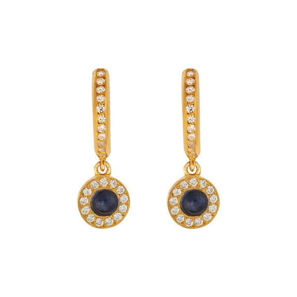 ileana makri Kyanite Sun Midi Hoops