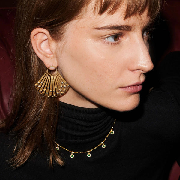 Ileana Makri Kyanite Sun Necklace