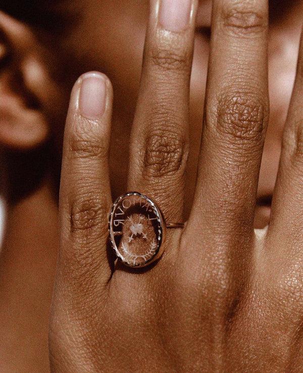 Ileana Makri L'Amour Crystal Ring