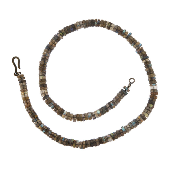 Ileana Makri Labradorite Beaded Necklace (45cm)