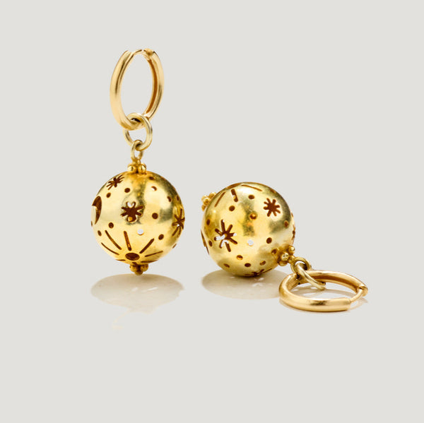 Ileana Makri Large Bells Of Joy Earrings