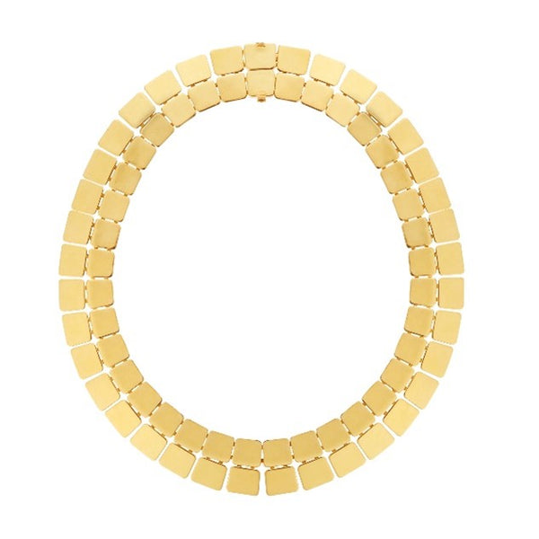 ileana makri Large Double Tile Necklace