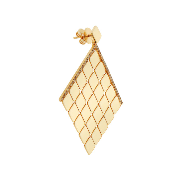 Ileana Makri Large Tile Curtain Earrings Y-D
