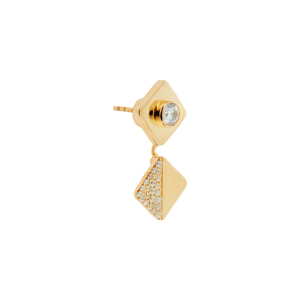 Ileana Makri Large Tile Drop Earrings